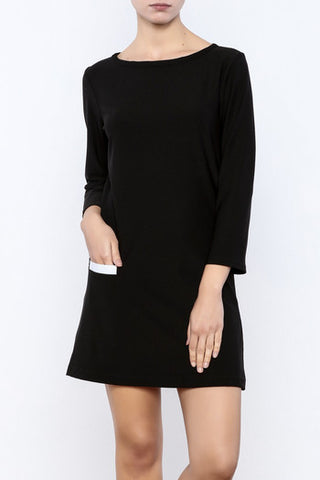 Black Pocket Dress