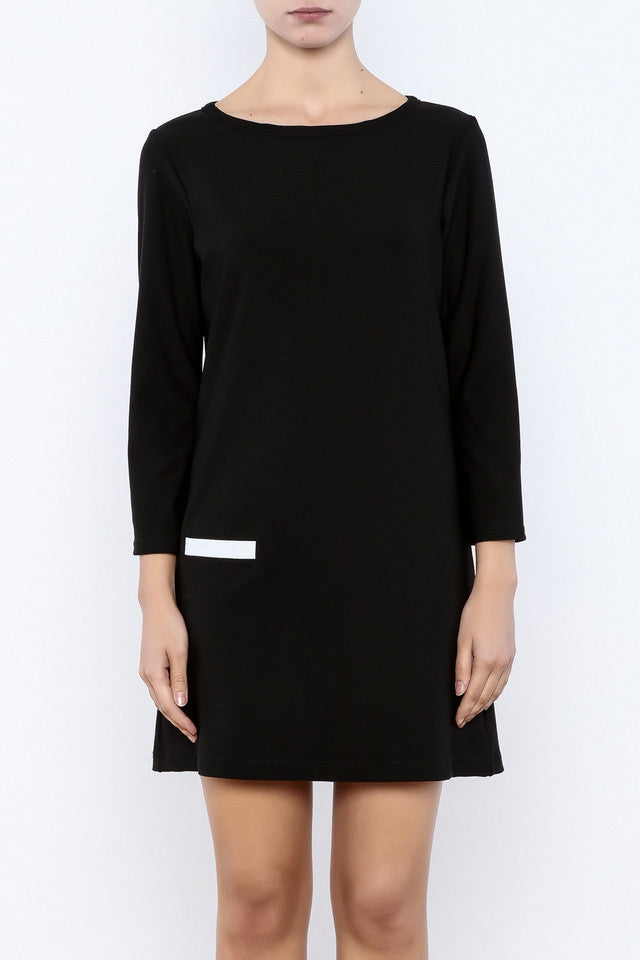 Black Pocket Dress