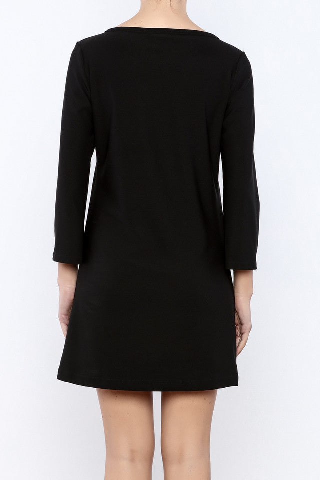 Black Pocket Dress