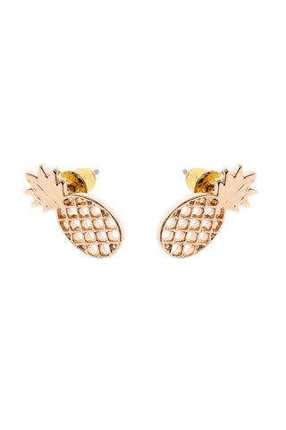 Cutout Pineapple Earrings