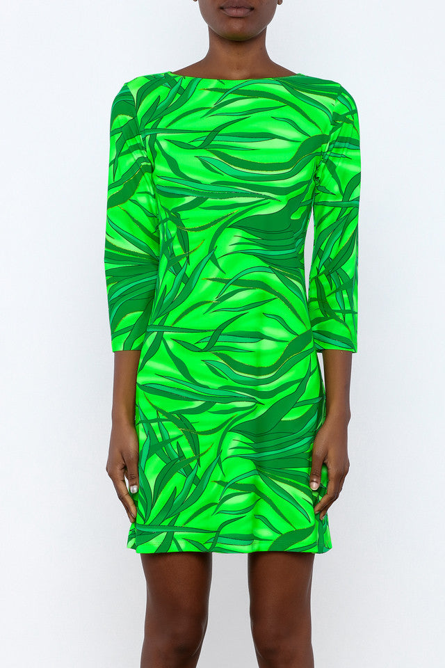 Green Wave Dress