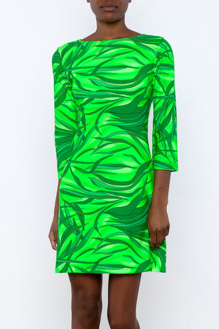 Green Wave Dress