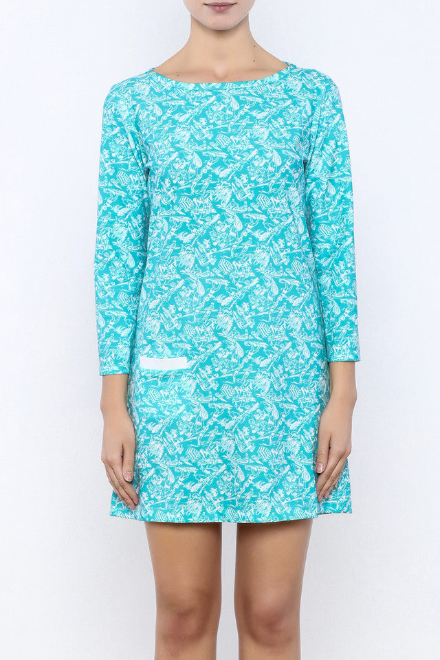 Tiki Pocket Dress