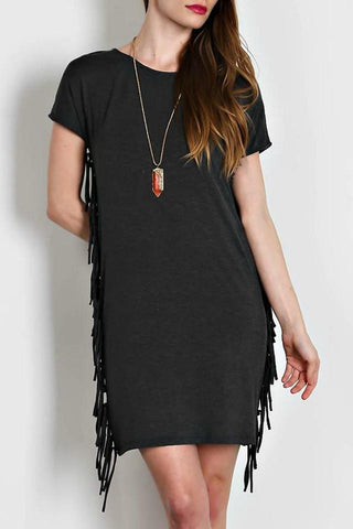 Fringe Detail Dress